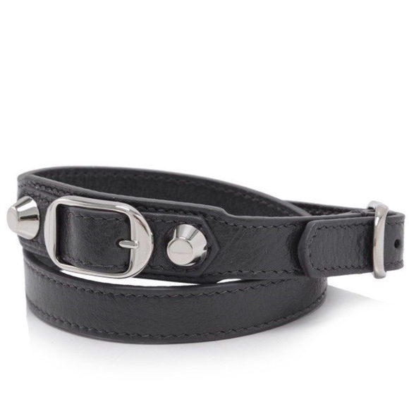 BALENCIAGA Arena Classic Triple Tour Bracelet NWT - Picture 3 of 3